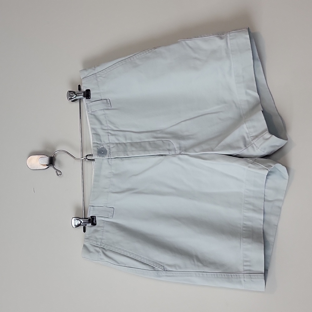 GAP Vtg Y2K Light Blue/ Gray Cotton Button Fly Shorts